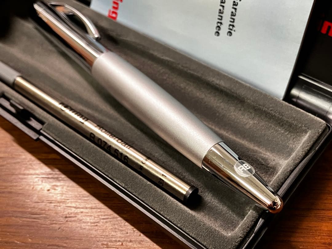 rotring ロットリング イニシャル RB シルバー ローラーボール