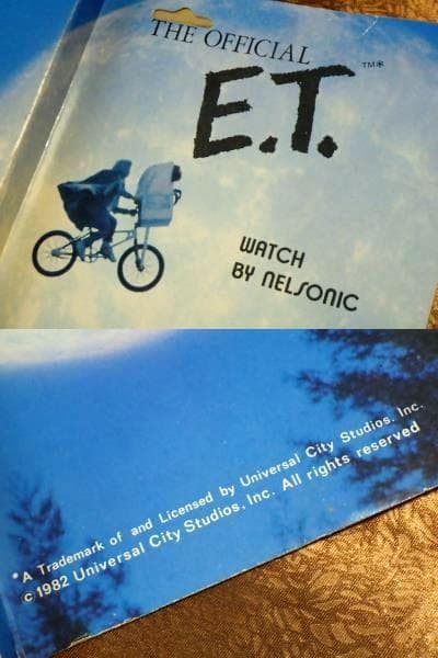 激レア★未使用★1982年 E.T. ヴィンテージ 手巻き腕時計【稼働品】映画