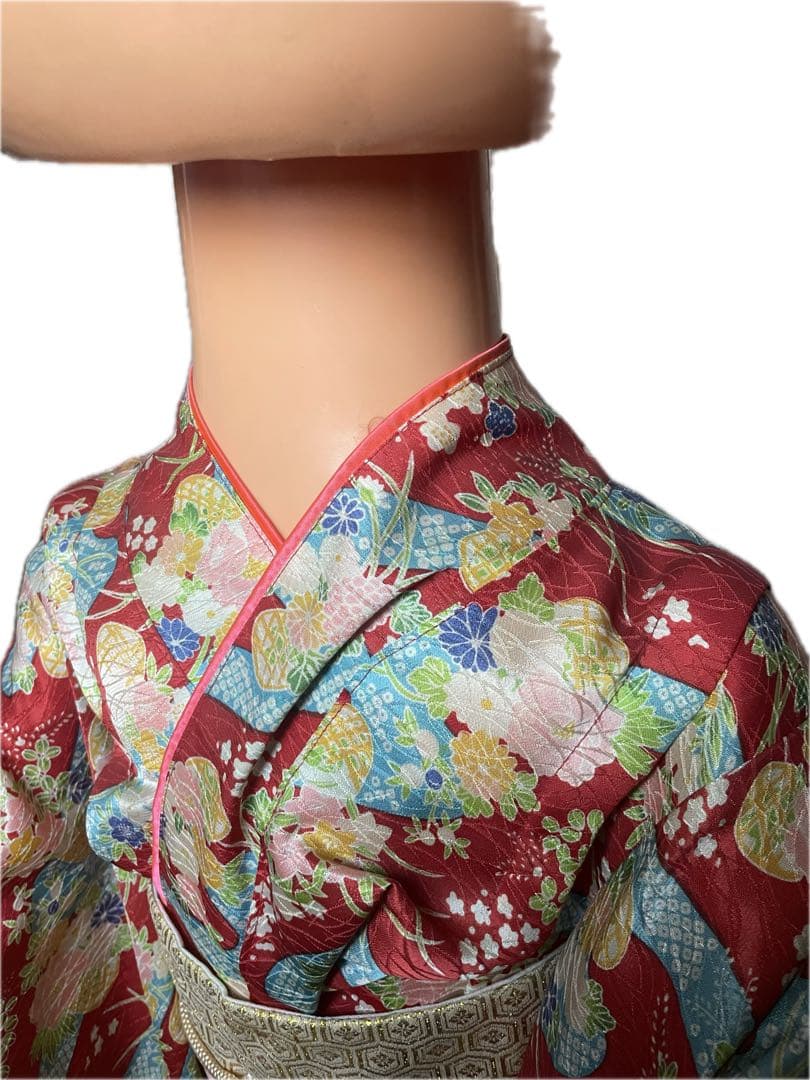 花柄 浴衣　等身大 ペコちゃん