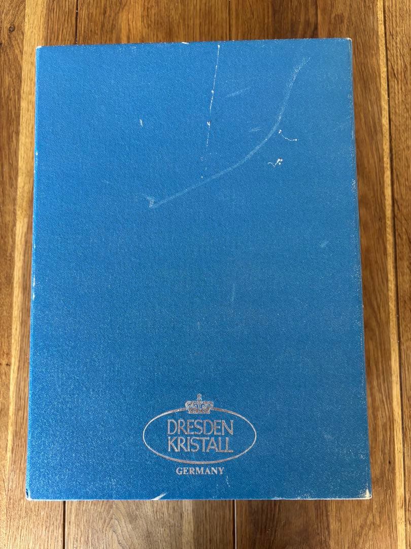 新品 ドレスデンクリスタルガラス花瓶