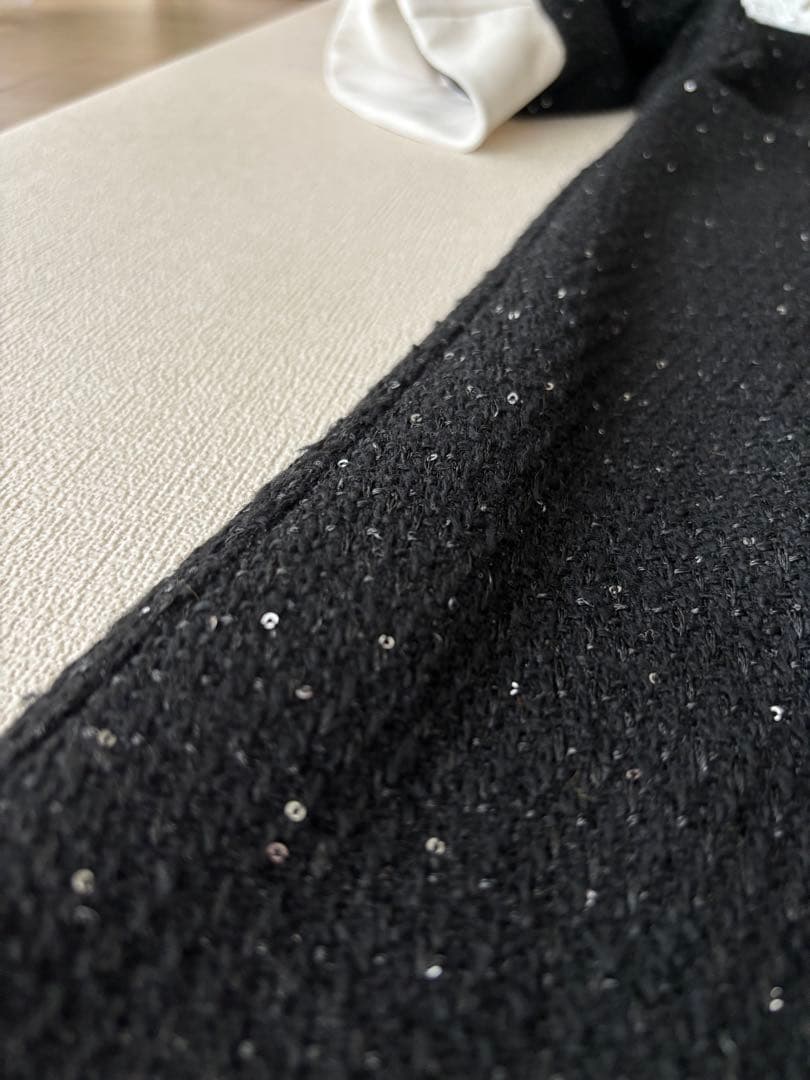 Leja スパンコールAラインワンピースドレス