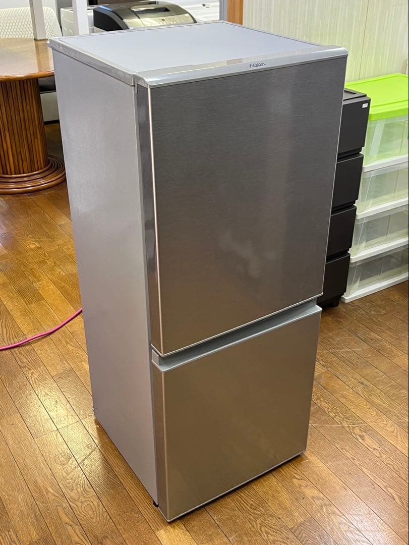 激安 126L 2ドア 冷蔵庫 AQUA 2018年 AQR-13G(S)