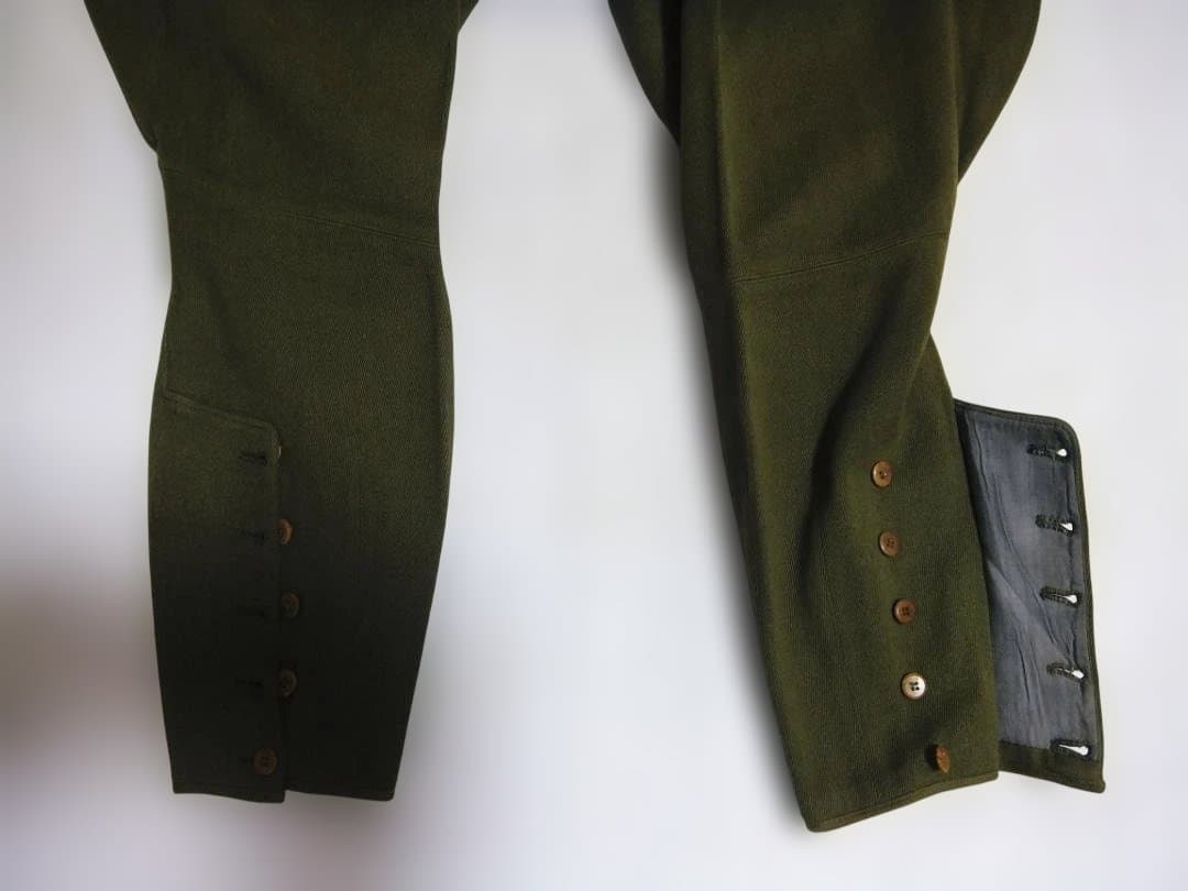 旧日本陸軍「将校用　九八式軍衣袴　制服上下」中古品