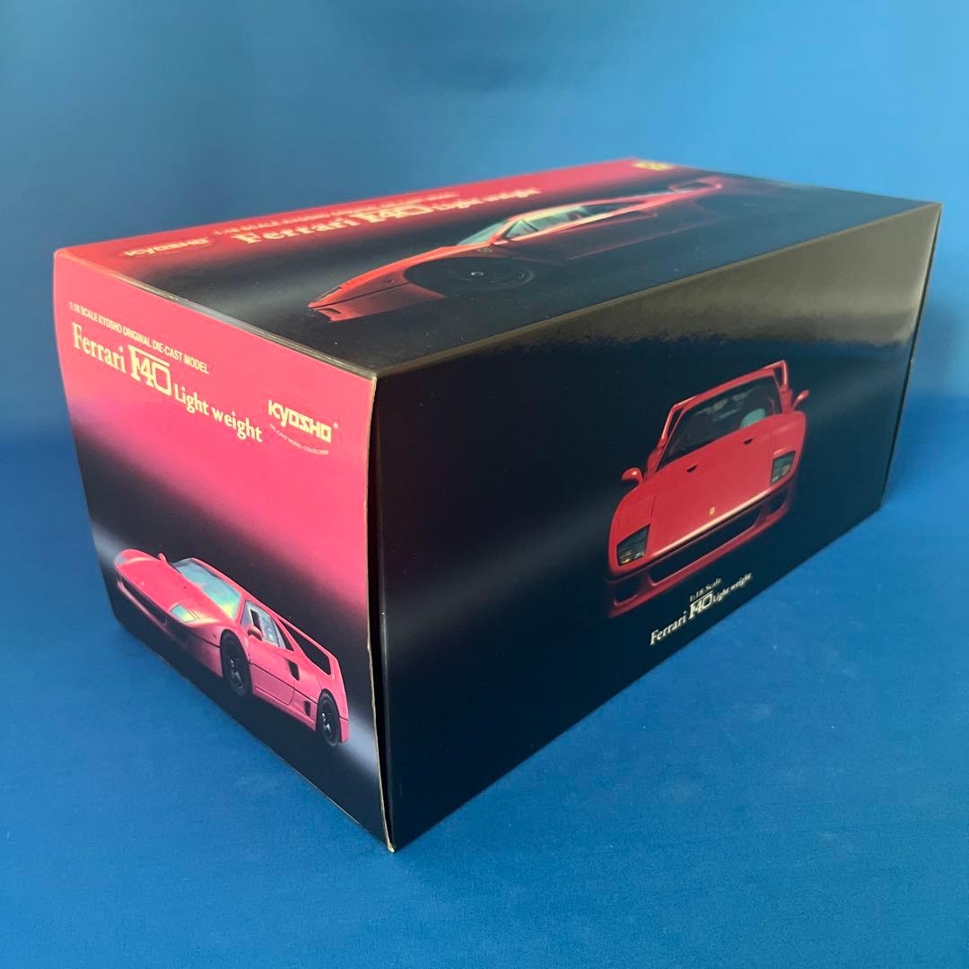 京商　1/18 フェラーリ F40 ライトウェイト( ブラック )