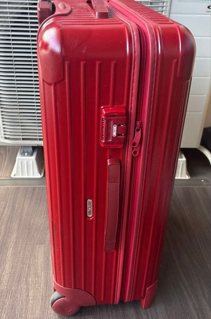美品　RIMOWA サルサ　赤　63リットル　2輪
