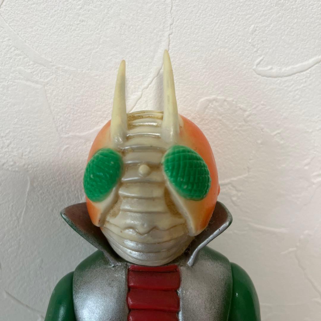 ⚠️レア　仮面ライダーV3 パチ　無版権　贋作　スタンダードサイズ　ソフビ　当時物