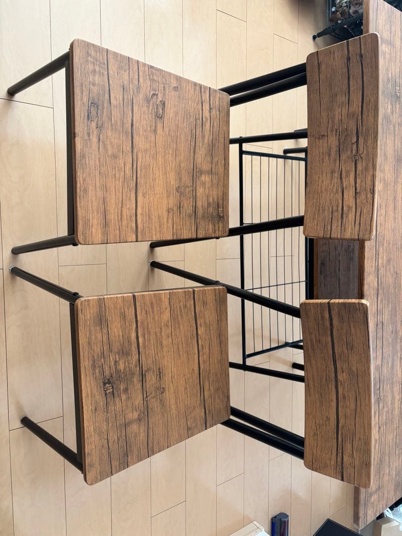 ダイニングテーブルセット　4点セット　［テーブル+チェア×2+ベンチ×1］