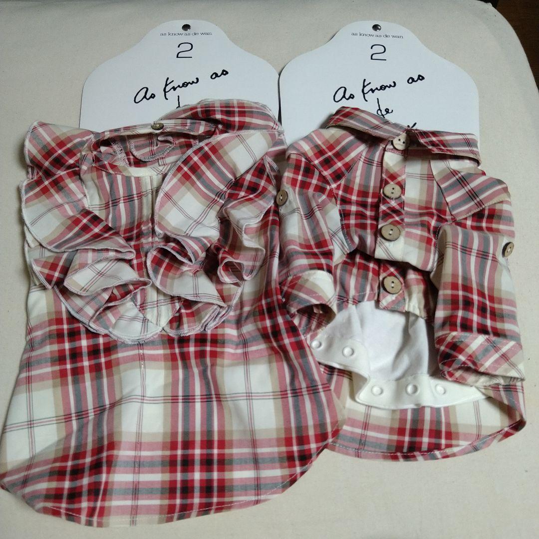 □as know as dewanアズノゥアズデワン シャツとワンピース3200