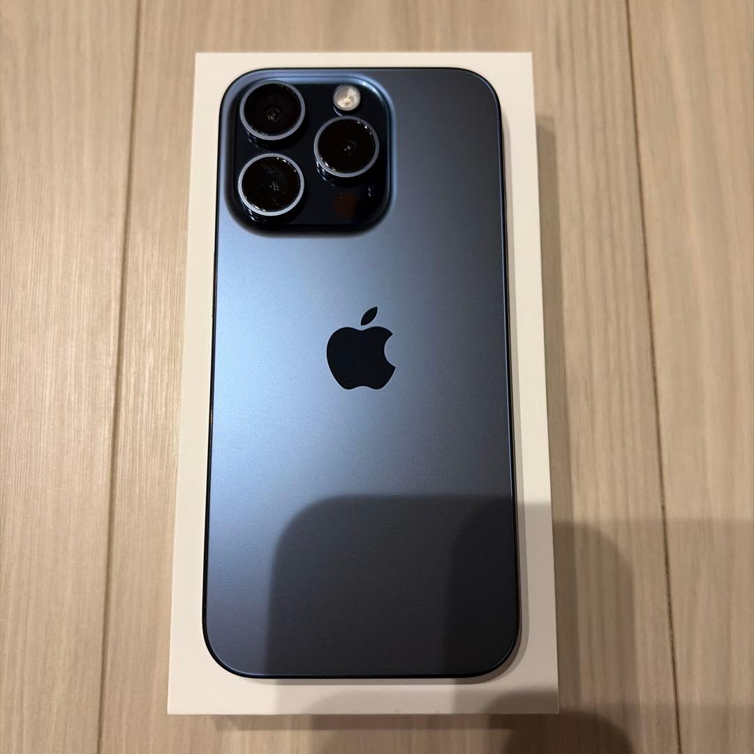 iPhone 15 pro ブルーチタニウム 128GB