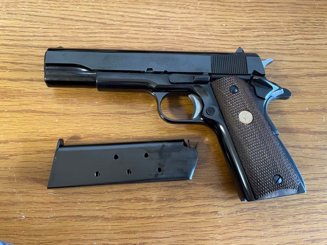 マルシン　m1911 ガバメント　シリーズ70 モデルガン　ディープブラック