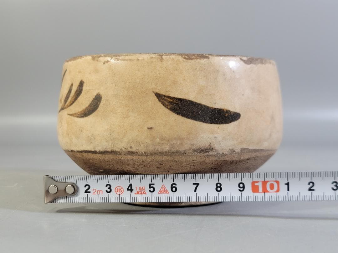 中国古玩 磁州窯 鉄絵茶碗