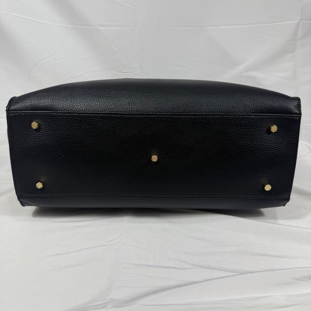 【極美品】スローブイエナ ハンド トートバッグ 底鋲 大容量 A4 2way 黒