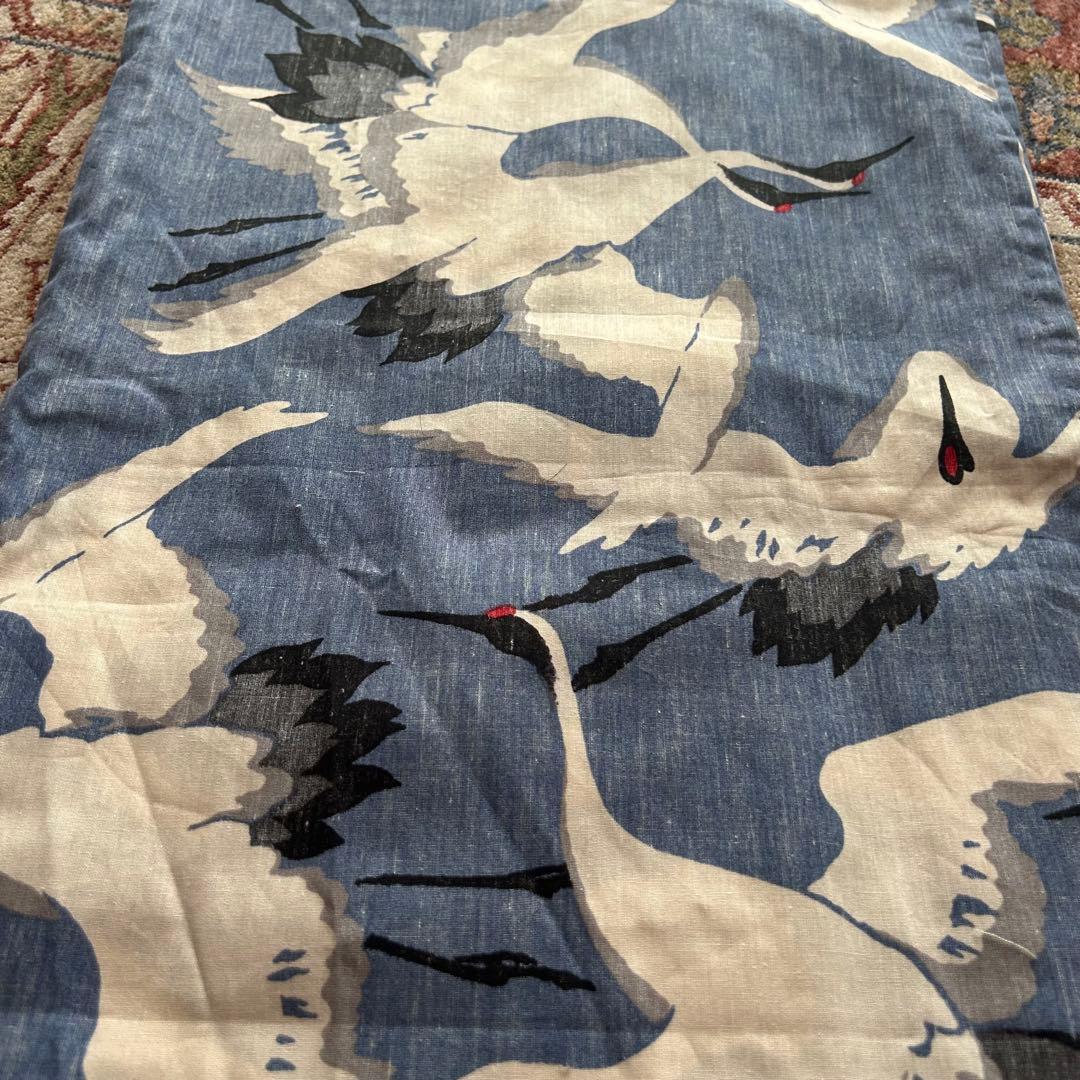 撫松庵高級鶴柄浴衣