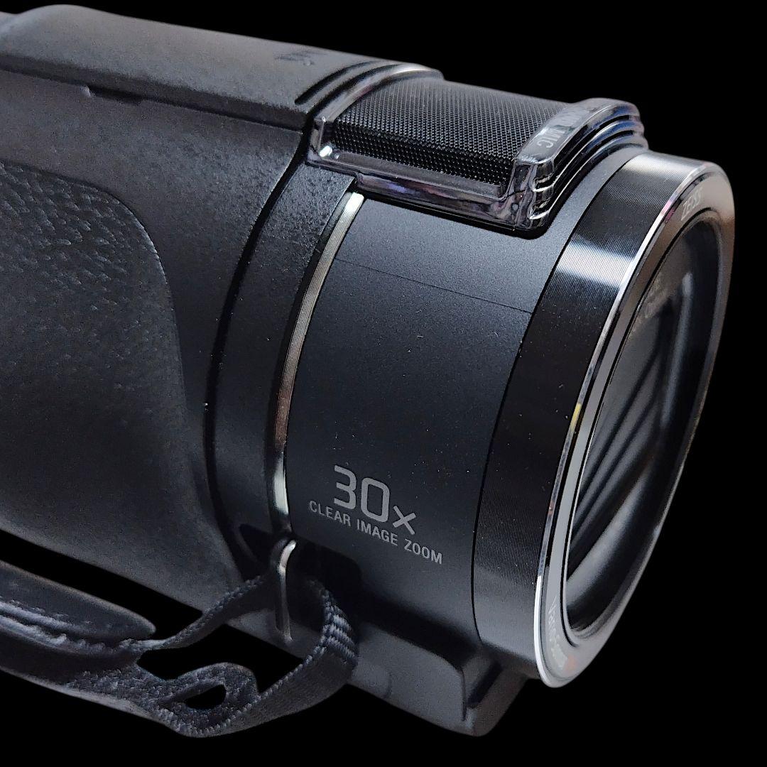 【美品】SONY ソニー 高性能 4Kビデオカメラ FDR-AX45A ブラック
