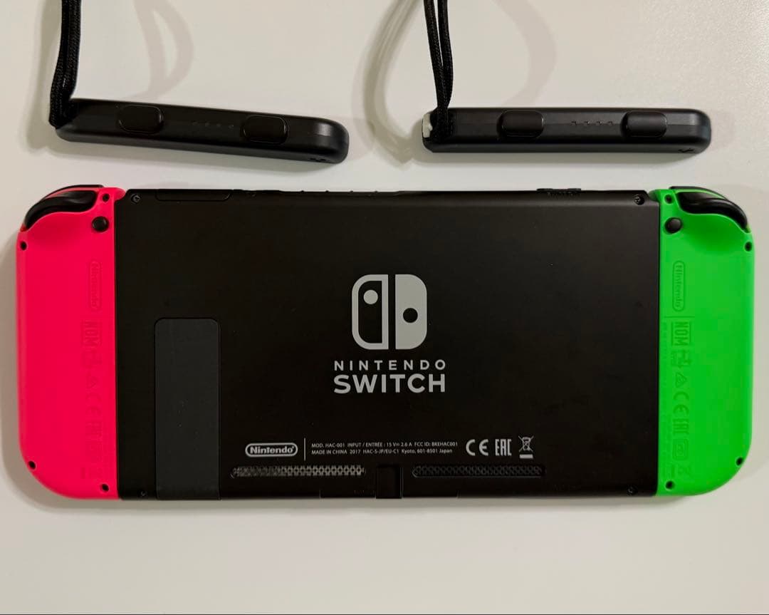 スイッチ本体 スプラトゥーン2デザイン＋ポーチ＋SDXCカード128GB