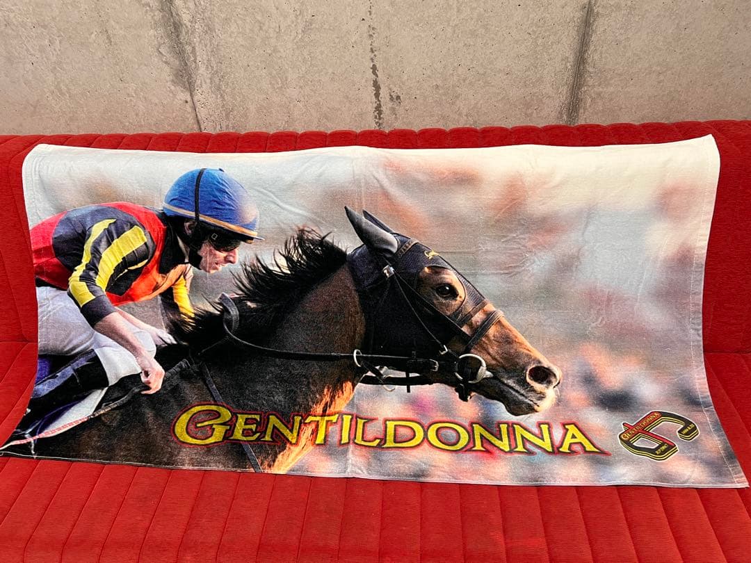 ジャパンC連覇　顕彰馬　ジェンティルドンナ　ジャンボバスタオル　新品(廃盤品)