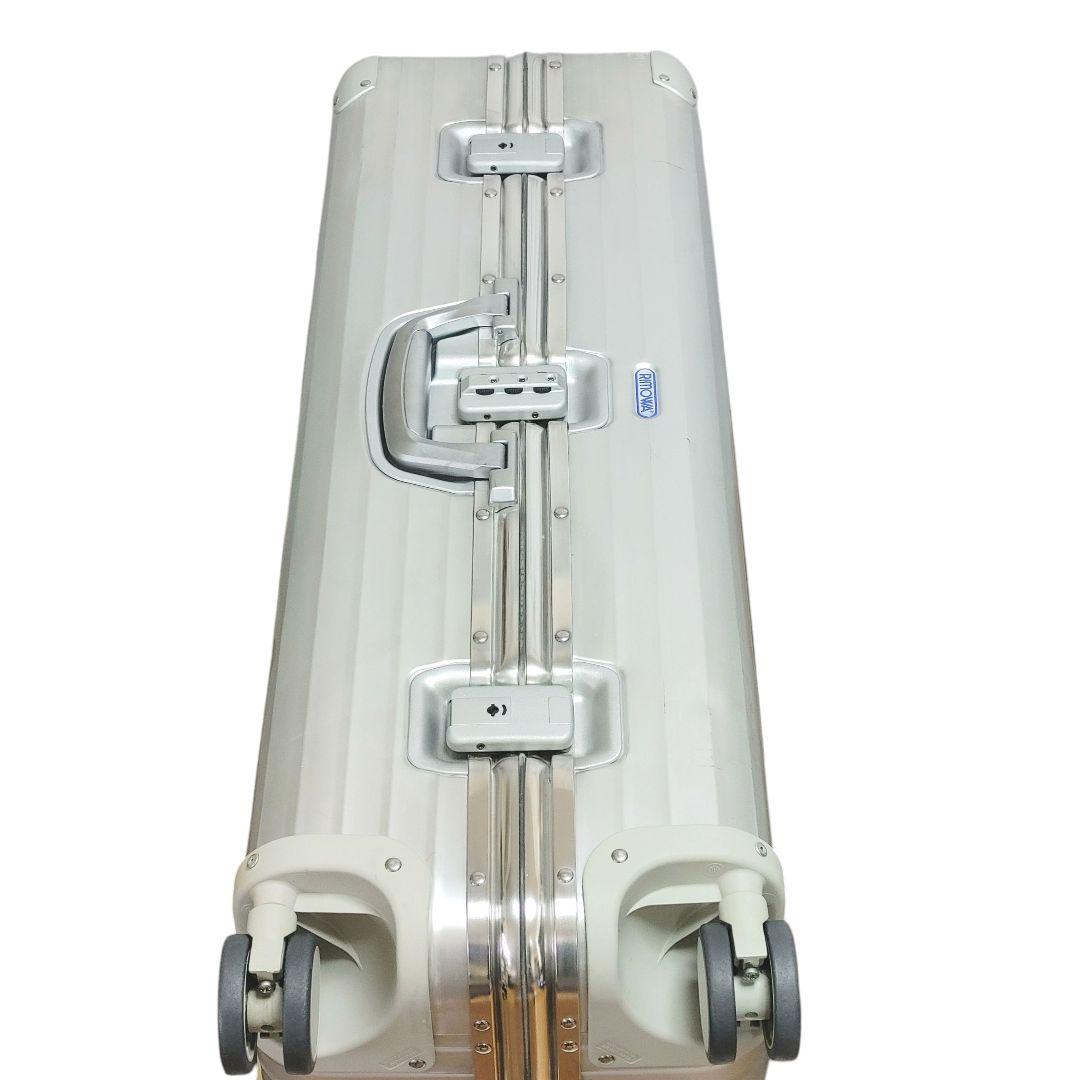 リモワ トパーズ 104L 4輪 青ロゴ アルミキャリーケース廃盤ヴィンテージ