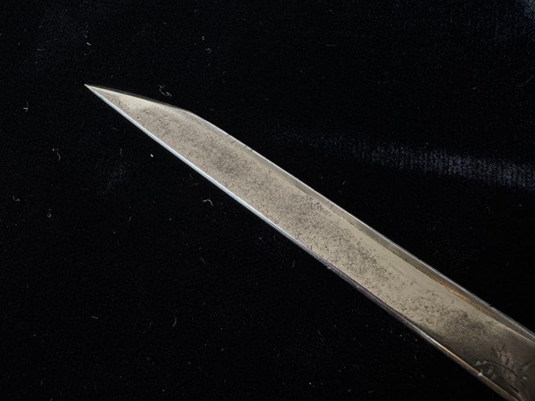 小柄 兜に采配図 赤銅 津田越前守助廣 日本刀 刀装具 骨董 古美術 江戸時代