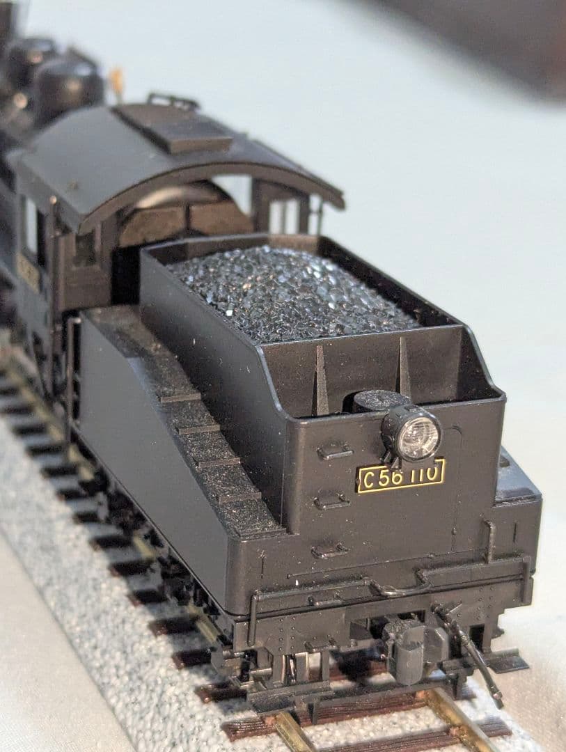 KATO　C56　蒸気機関車　【1-201】　HOゲージ　パーツ取付済み