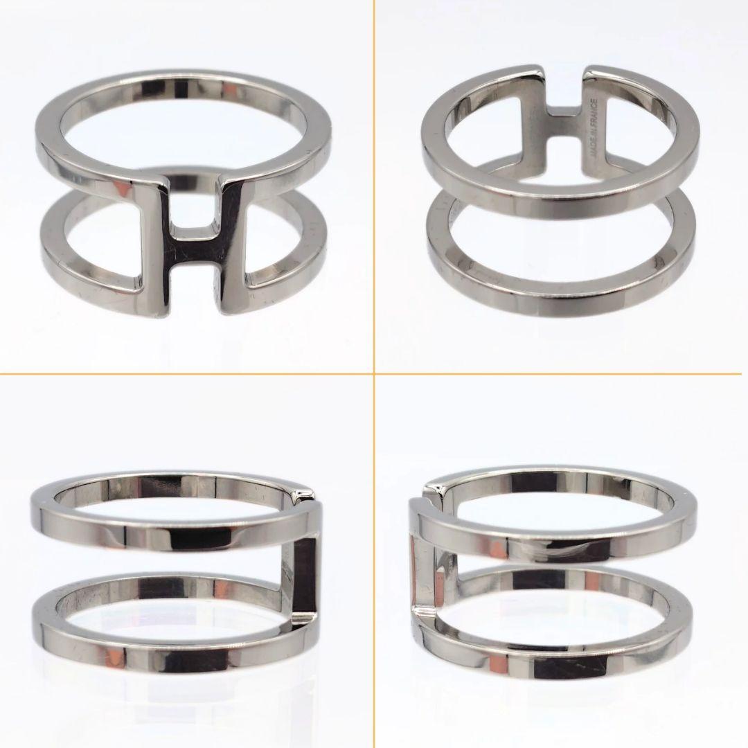 HERMES エルメス カレ90用 スカーフリング GP Hアンロン フランス