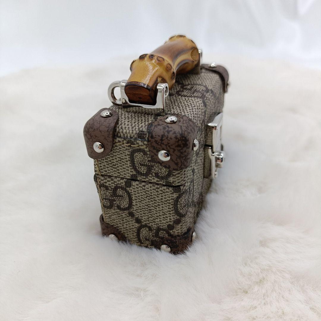 美品 GUCCI グッチ バンブー AirPods Pro ケース ショルダー