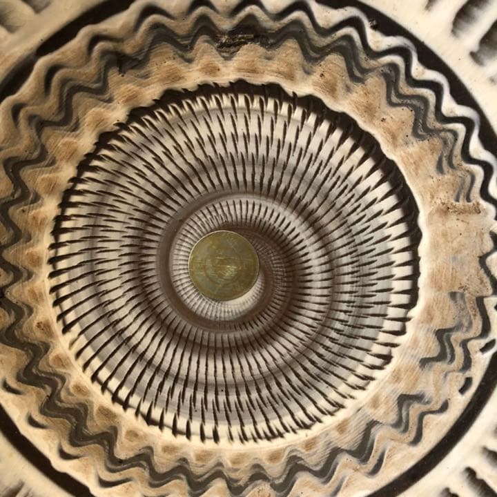 小鹿田焼(おんたやき) 【重要無形文化財】大皿　40センチ