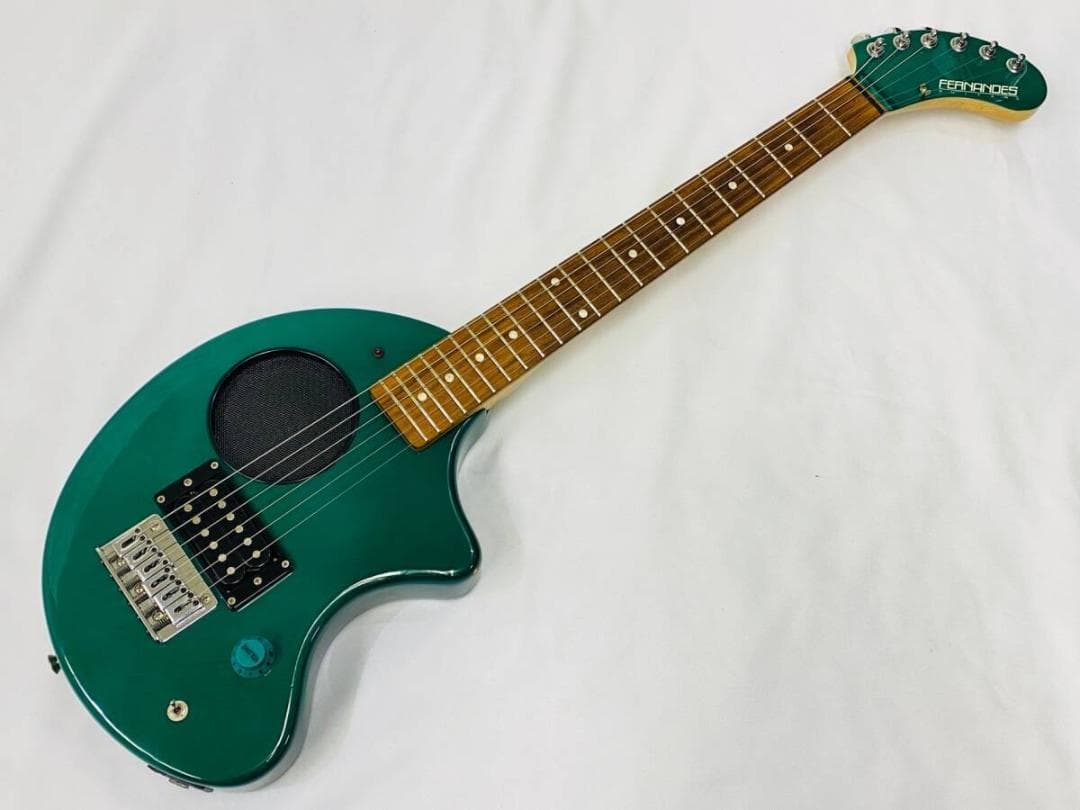 Fernandes ZO-3 Green エレキギター ミニサイズ アンプ内蔵