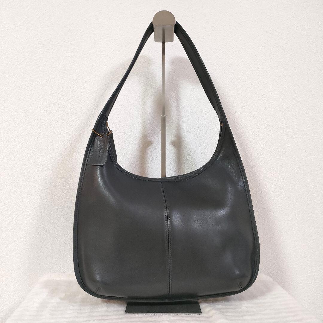【美品】COACH オールドコーチ 9025 黒 USA製 グラブタンレザー