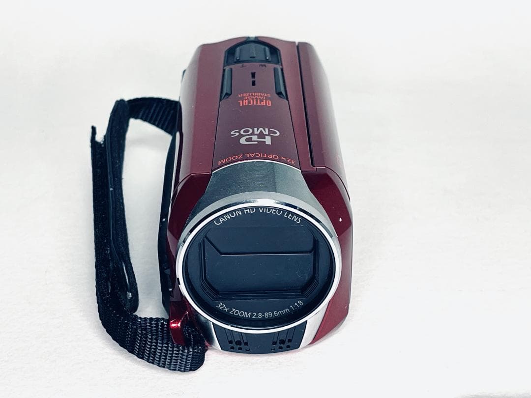 【中古】Canon キヤノン iVIS HF R32 レッド Wi-Fi カメラ
