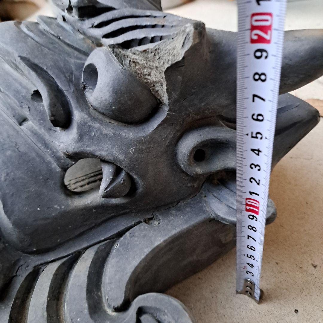 鬼瓦　魔よけ　年代物