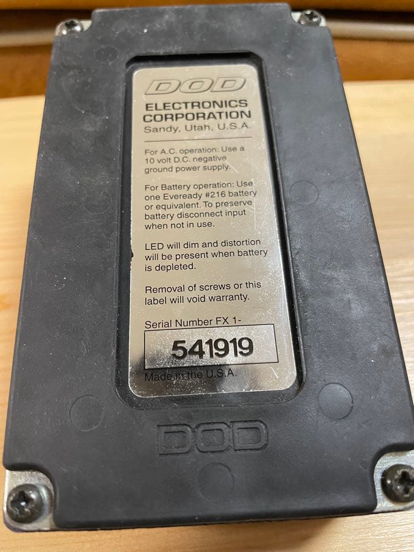 初期型　DOD RX69 GRUNGE made in USA エフェクター