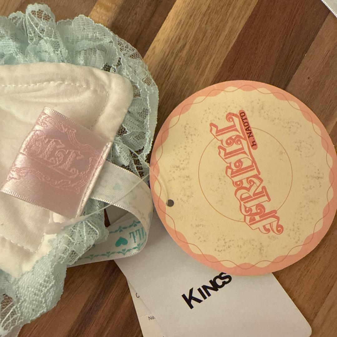 新品　エイチナオトリボンフリルヘッドドレス