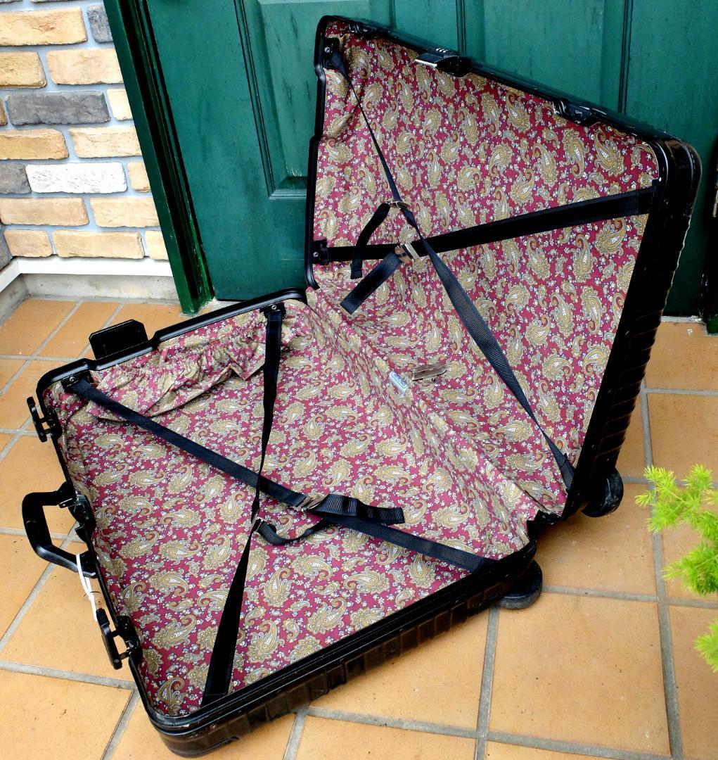 RIMOWAリモワ『サンバ・ノヴァ』プルタブ 2輪トロリー 66L 艶黒 レア