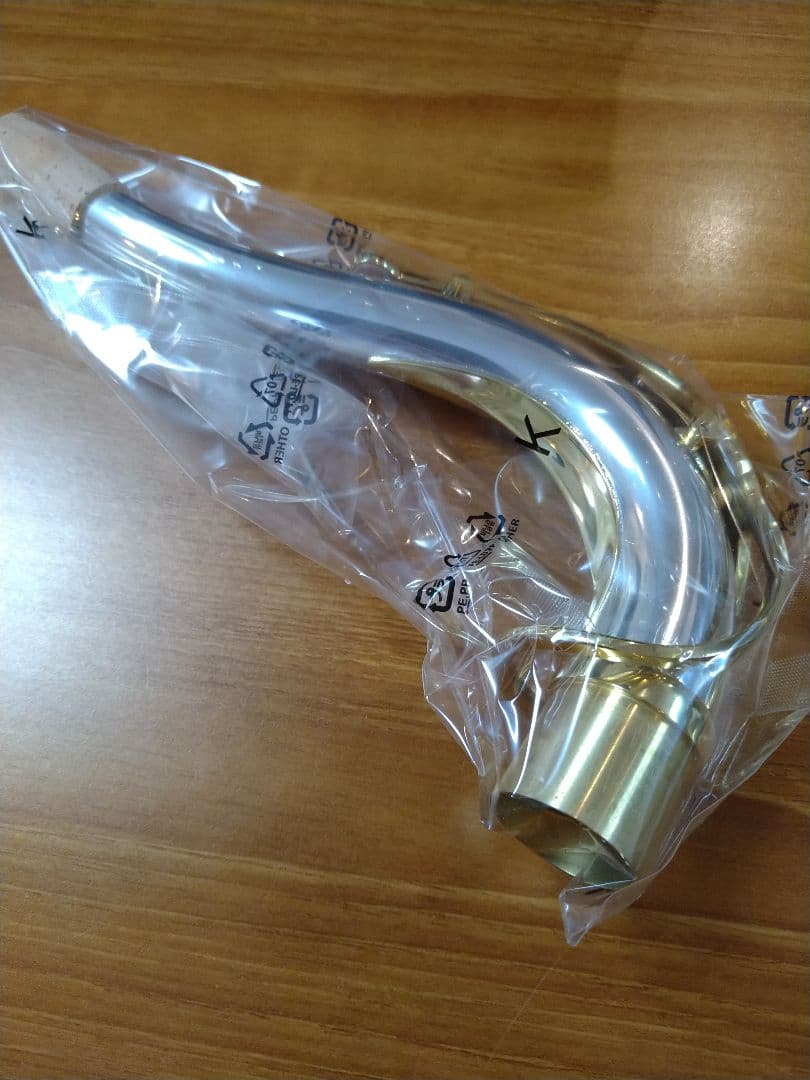 新品未使用品 ヤマハ テナーサックス用カスタムネック TE1AG シルバー製