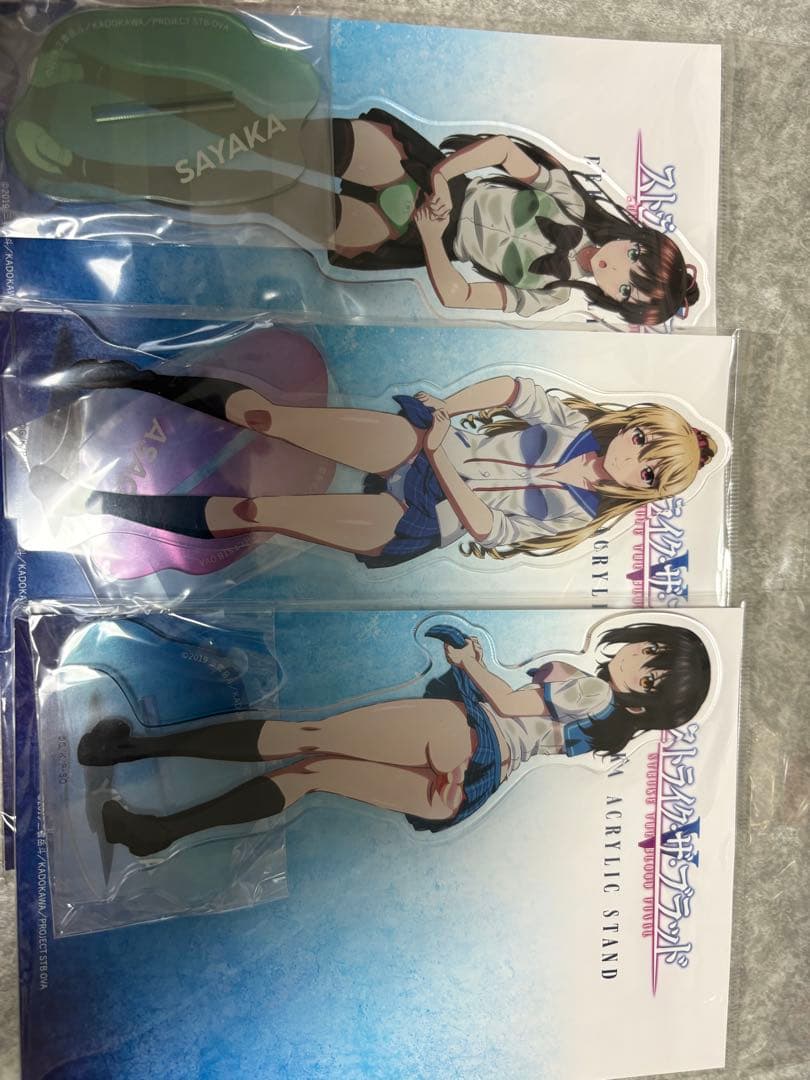 ストライク・ザ・ブラッド　姫柊雪菜　アクリルスタンド　雨宿り