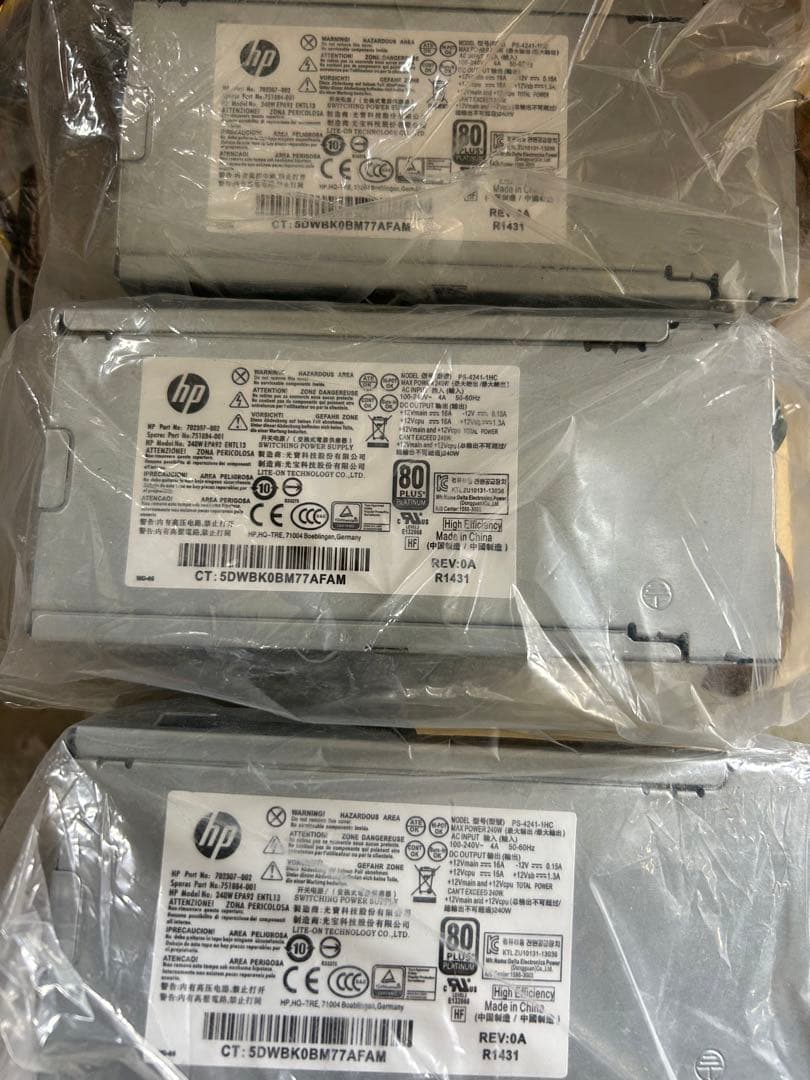 HP CT-50WBK0BM7TAFAM 電源ユニット