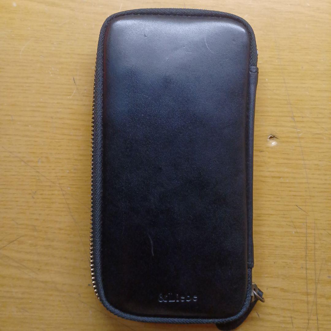 &Liebe ブラック 筆箱 ジッパー式