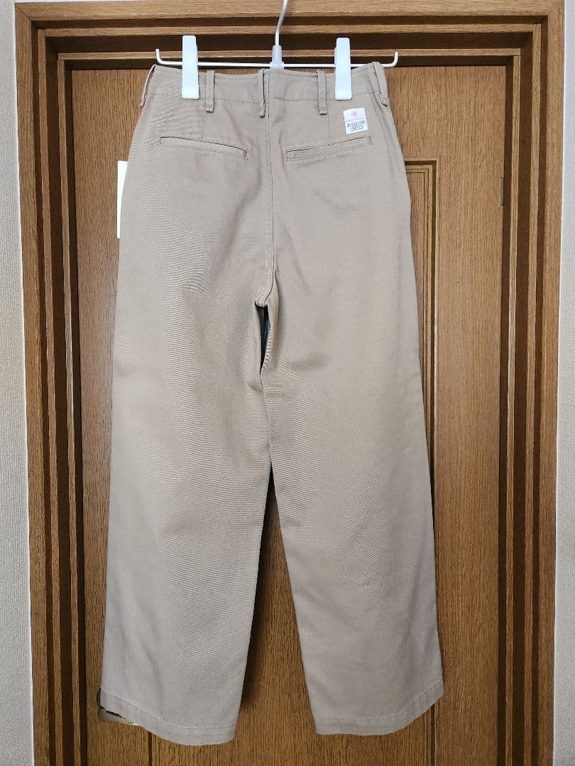 【新品未使用・タグ付き】ドレステリア　ヴィンテージワイドチノパンツ　36