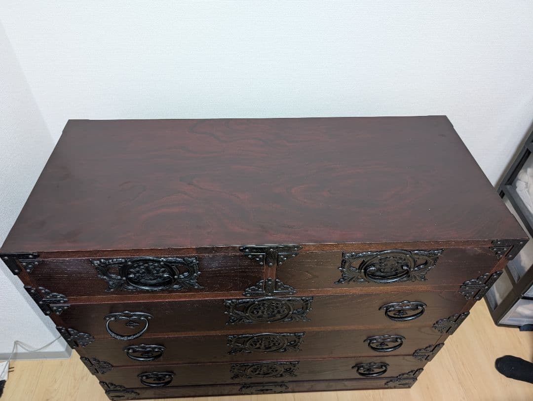 岩谷堂箪笥4段　民芸家具