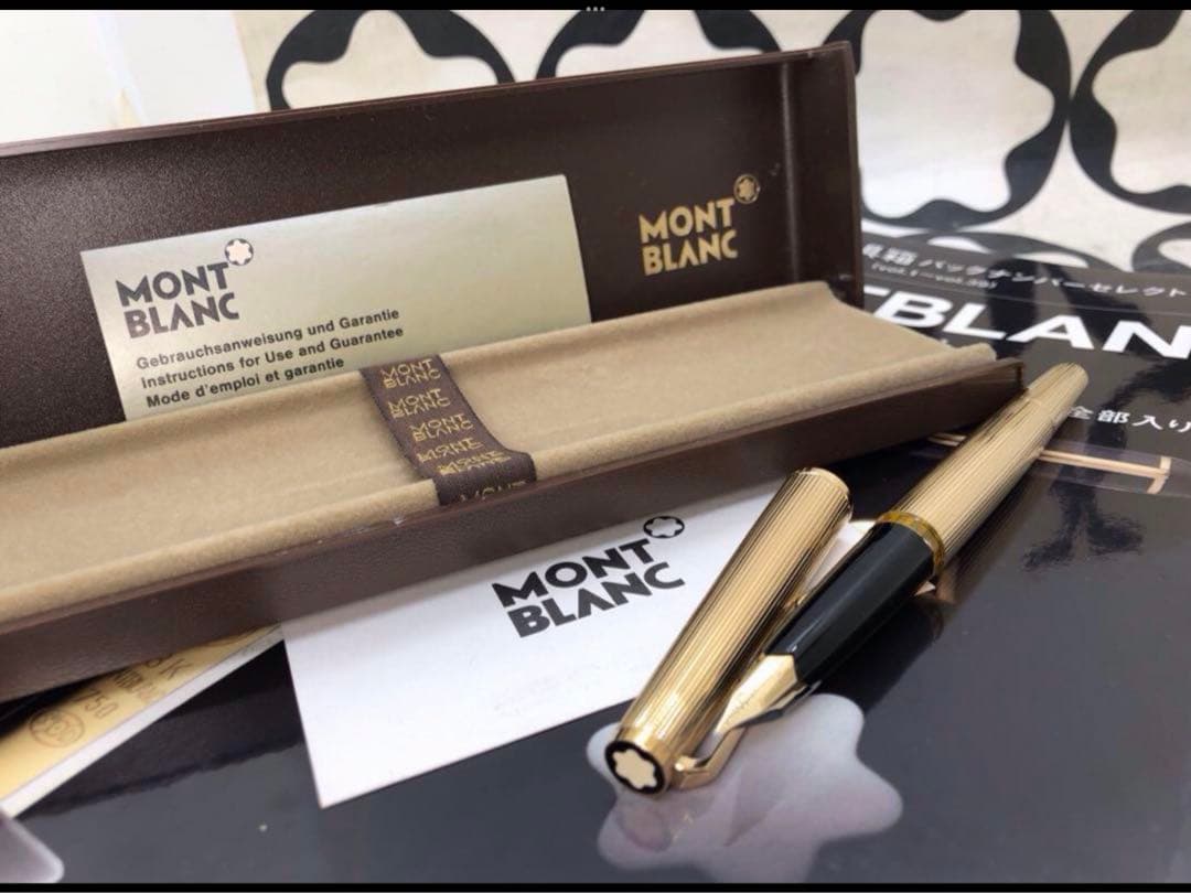 ⭐️金運を呼ぶ！⭐️総金張りマイスターシュテユックの名品！No1246⭐️モンブラン⭐️