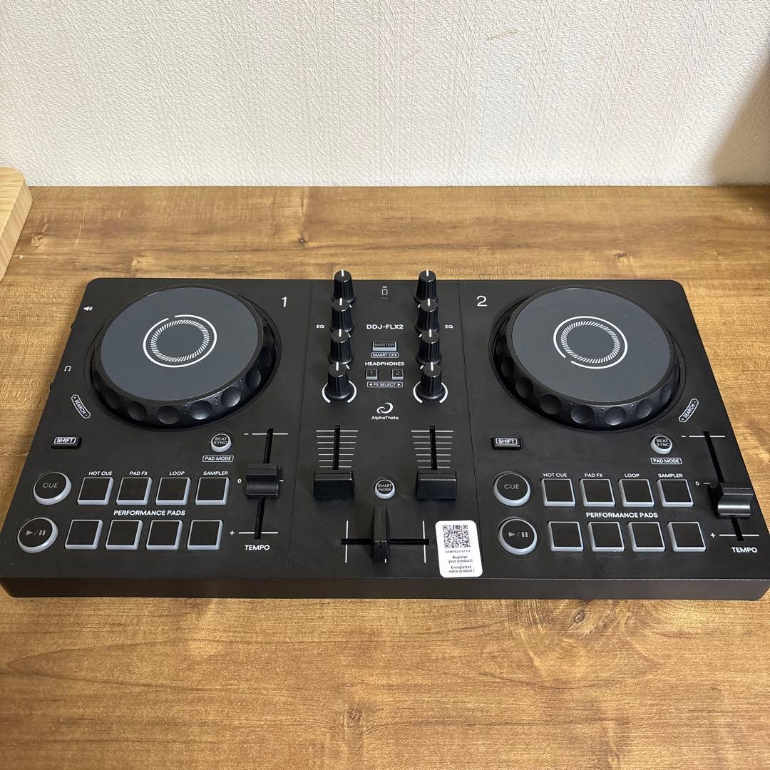 【DDJ FLX-2 DJコントローラー 】 箱・説明書・TypeCケーブル付き
