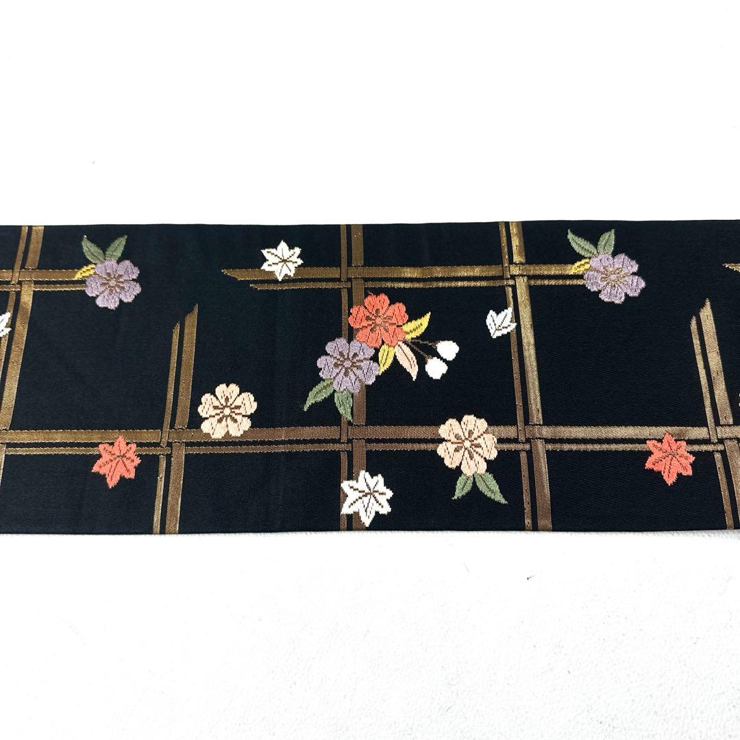 専用帯5744 ●高級 正絹 名古屋仕立て 名古屋帯