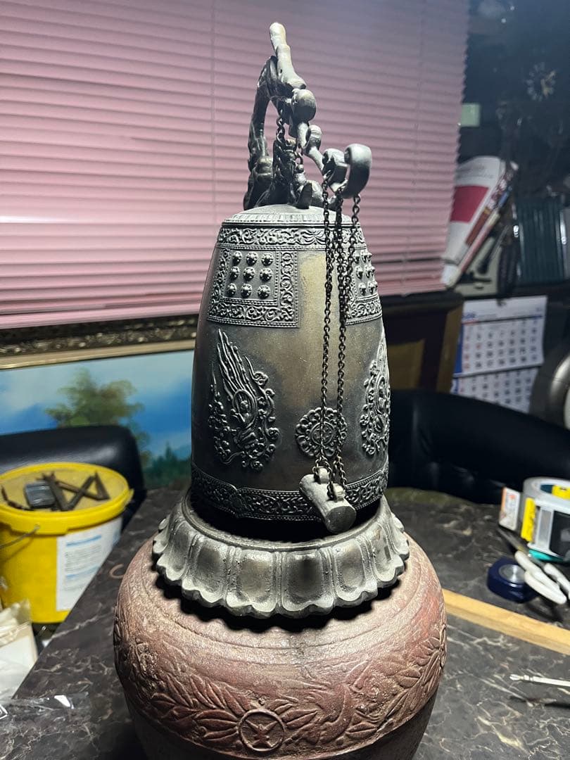 半鐘 、釣鐘梵鐘 中国骨董 半鐘釣鐘 梵鐘 中国美術