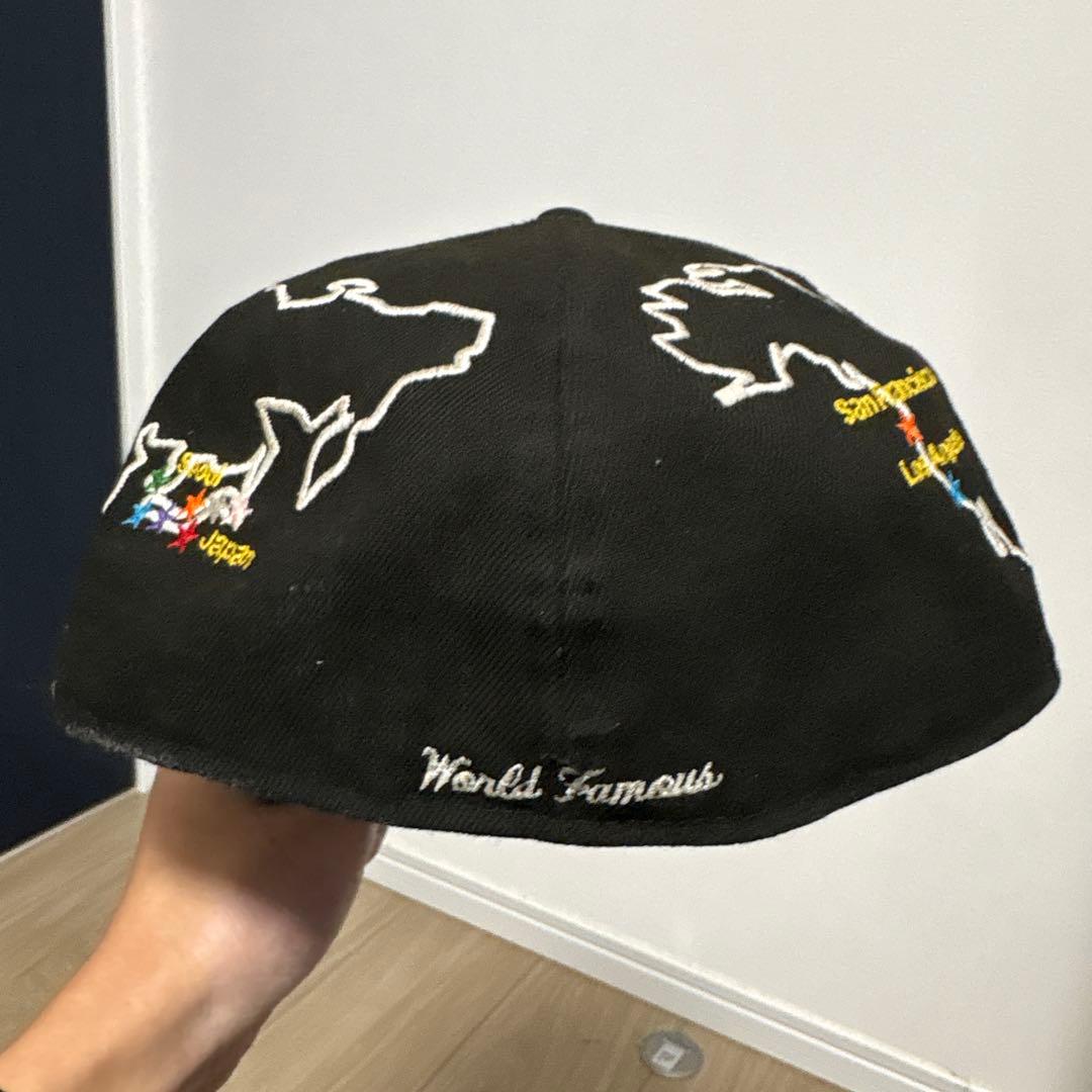 Supreme 地図柄キャップ 7 1/2 ケンタウロス健太着用