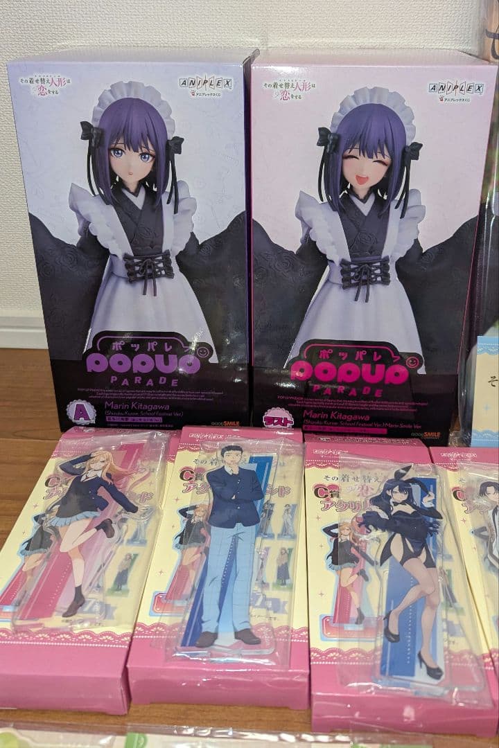 アニプレックスくじ 着せ恋 コンプリート ラスト　一番くじ　喜多川海夢　黒江雫