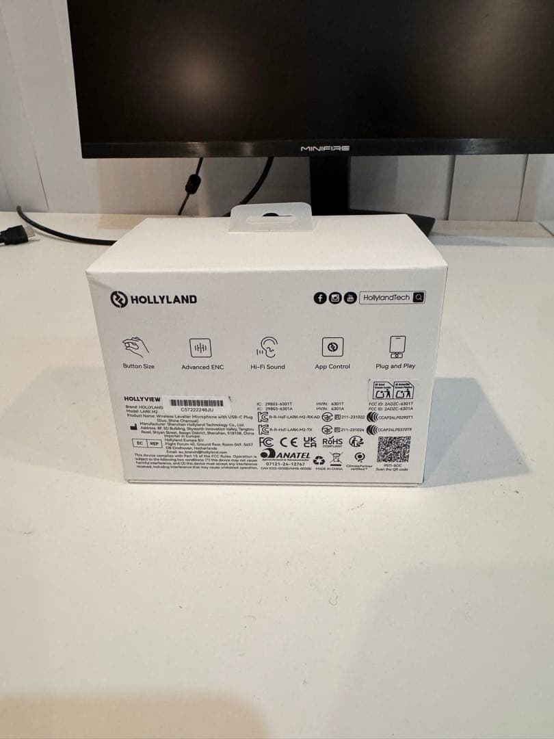 【使用回数1回】Hollyland LARK M2 ワイヤレスマイク