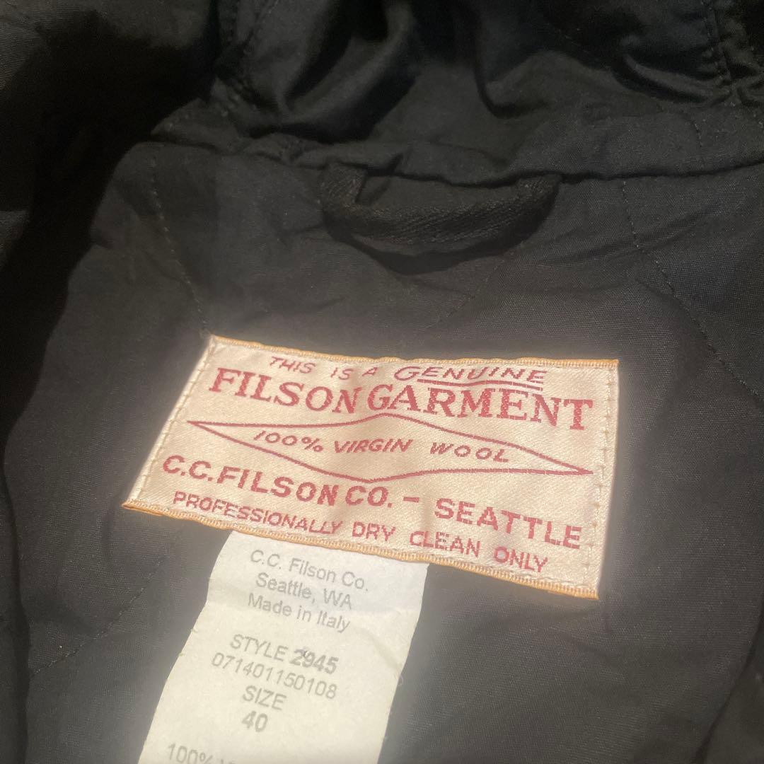 フィルソン イタリー　ブラックレーベル　フィッシャーマンパーカー