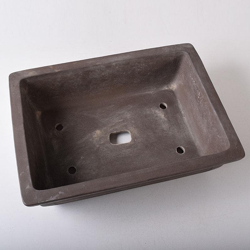 常滑焼　山晃造　植木鉢　盆栽鉢　四方鉢　N　7751C