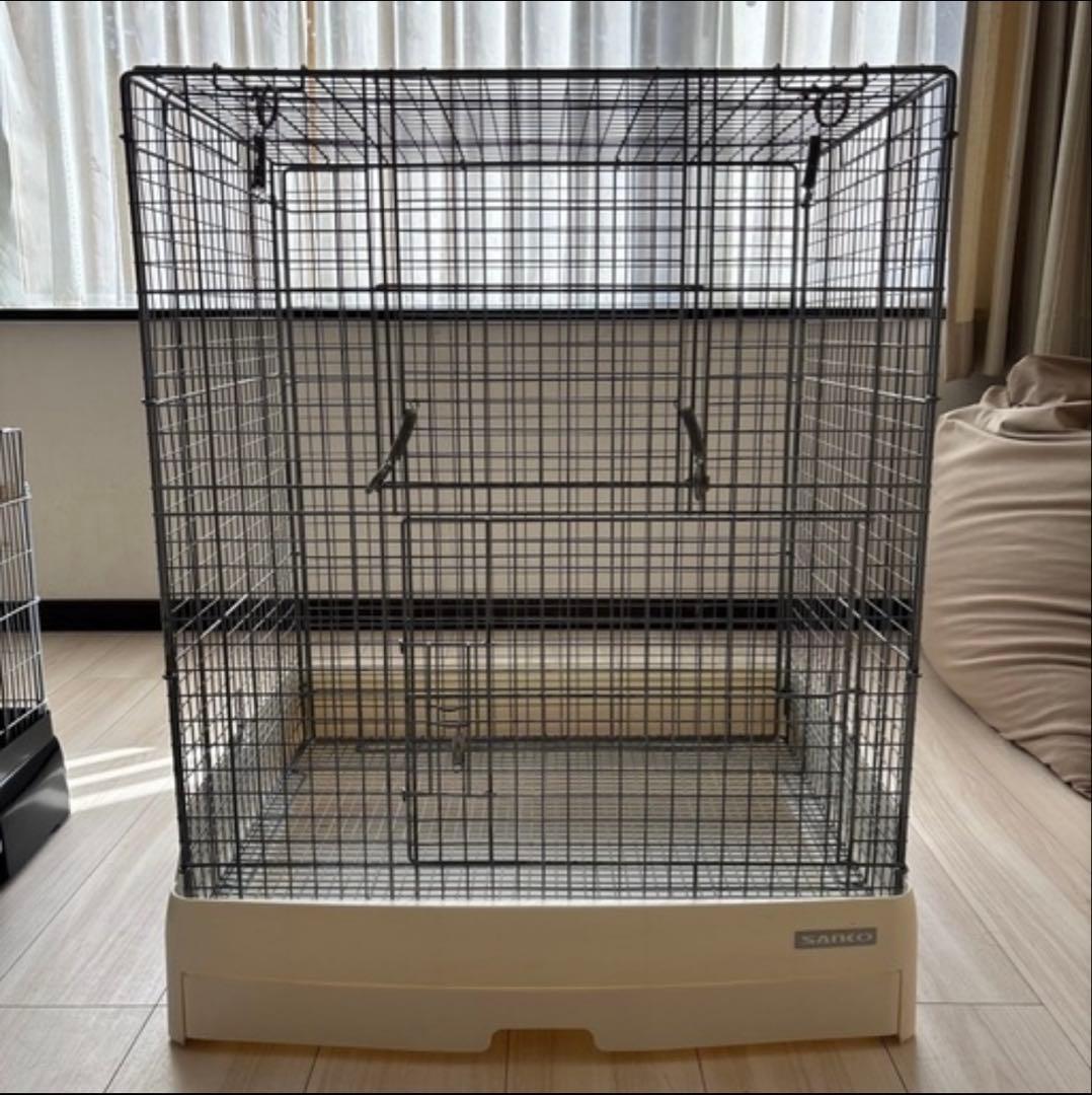 中型 2段ケージ 金属製