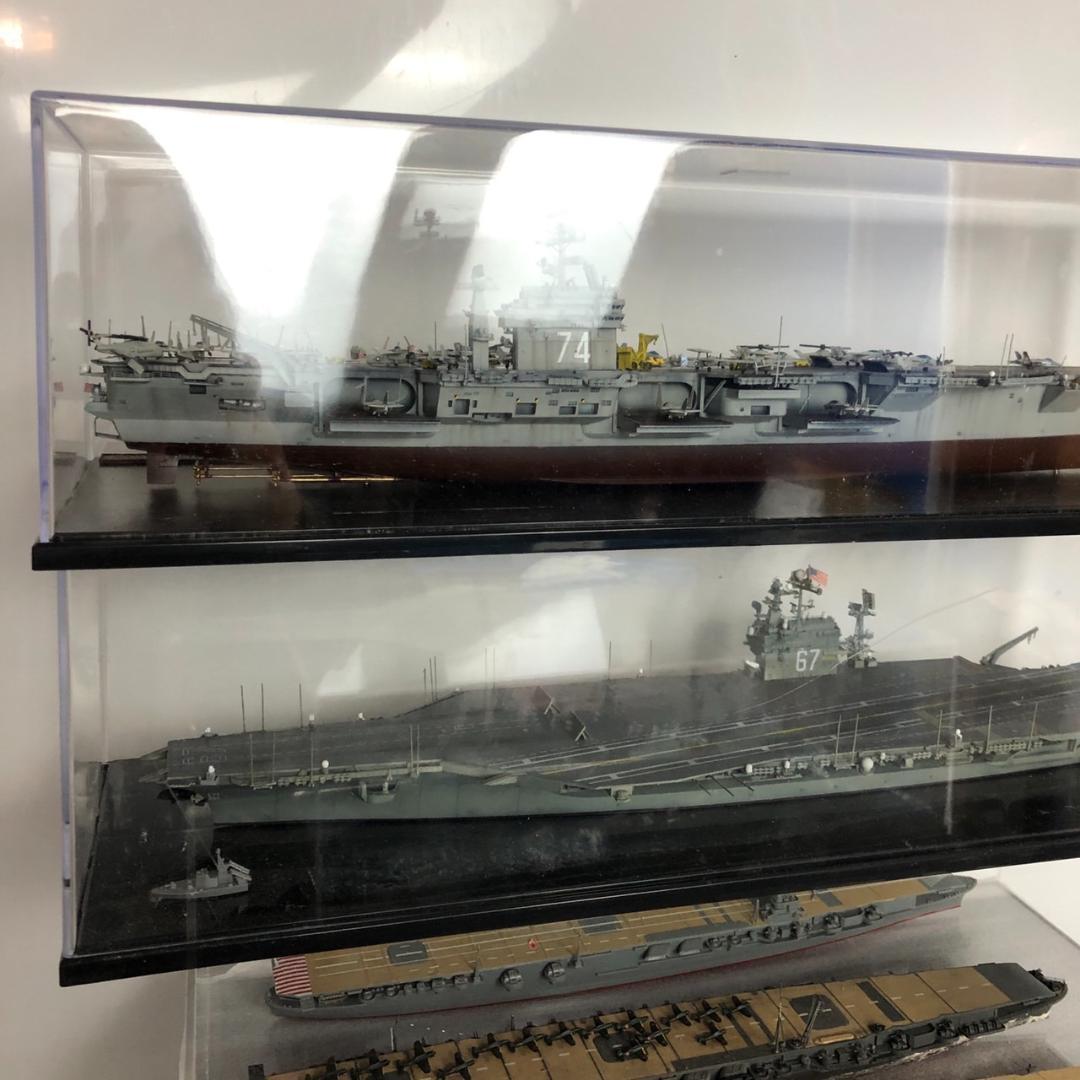 艦船模型セット 空母 軍艦 潜水艦 ケース付 ミリタリー艦船模型 精密完成品
